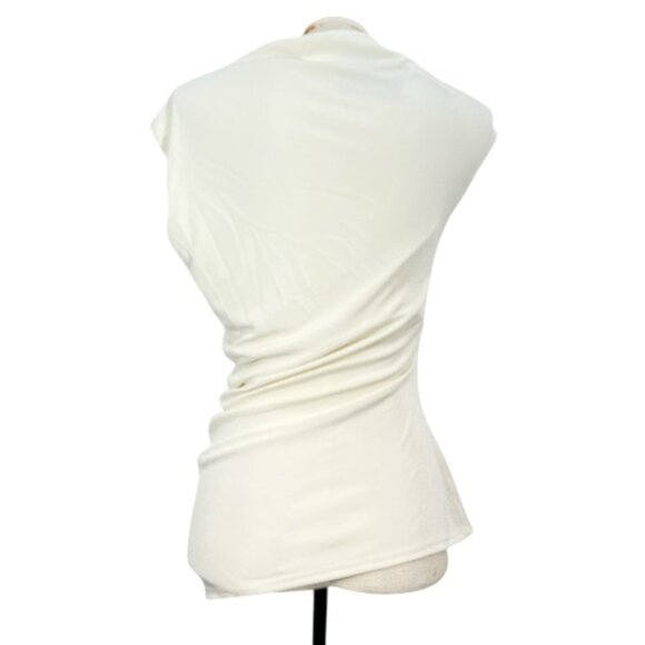 Kallmeyer Rae Sleeveless Top Meringue Small New $360 - Picture 3 of 4